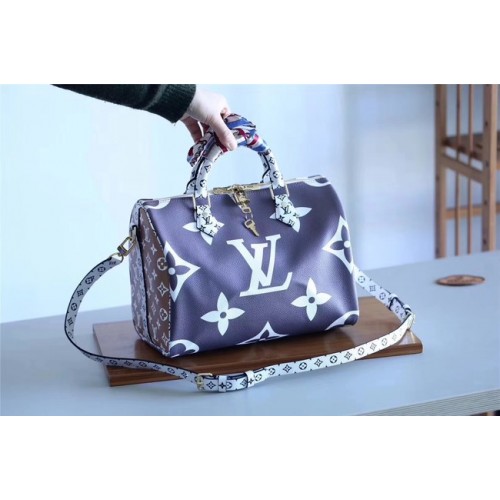 Louis Vuitton Monogram Canvas Speedy 30 M40391 tmavě modrá