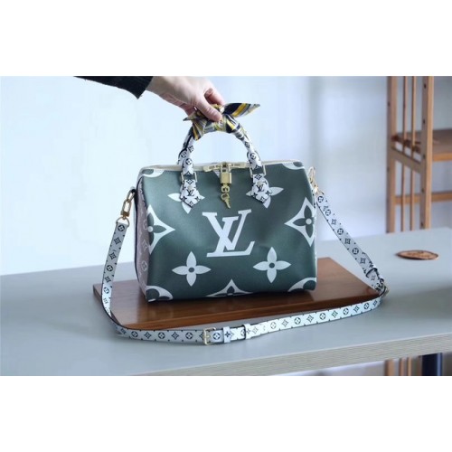 Kabelka Louis Vuitton Monogram Canvas Speedy 30 M40391 zelená