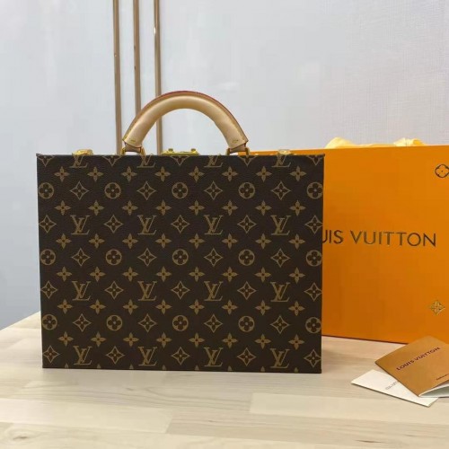 Louis Vuitton Monogram Canvas Treasure Box Original Leather 40688 Hnědá