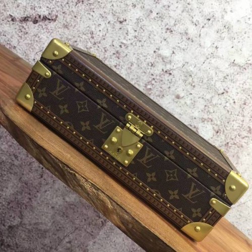 Hodinky Louis Vuitton Monogram Canvas Box 40664 Červené