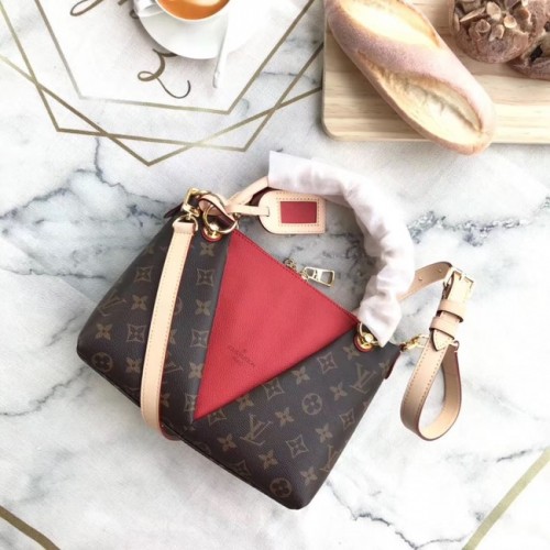 Louis Vuitton Monogram Canvas Original V TOTE BB M43966 Třešňově červená