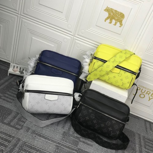 Louis Vuitton Monogram Eclipse Originální kožená taška přes rameno 30233