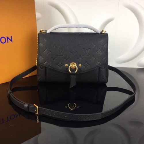 Kabelka Louis Vuitton Monogram Empreinte WHITE BB M43781 černá