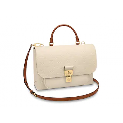Louis Vuitton Monogram Empreinte Bag MARIGNAN M44545 Creme Caramel