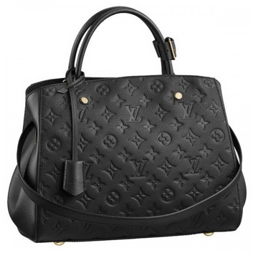 Monogram Louis Vuitton Empreinte Montaigne MM M41048 Černá