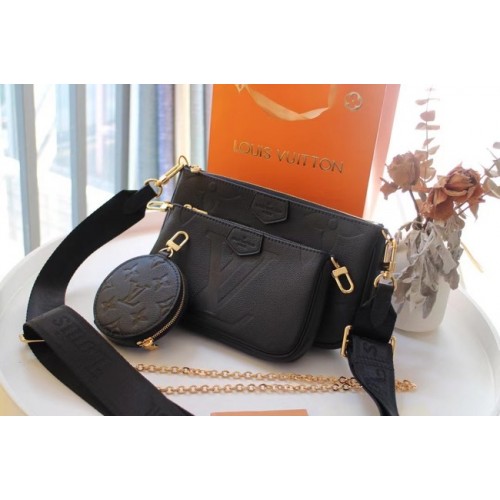 Louis Vuitton Monogram Empreinte Original Leather M44823 černá