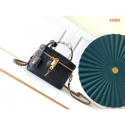 Louis Vuitton Monogram Empreinte Original Leather M44985 Black