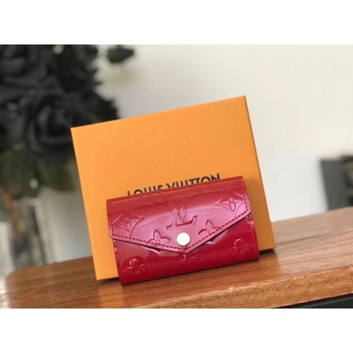 Louis Vuitton Monogram Vernis 6 DRŽÁK KLÍČE 90900 červený