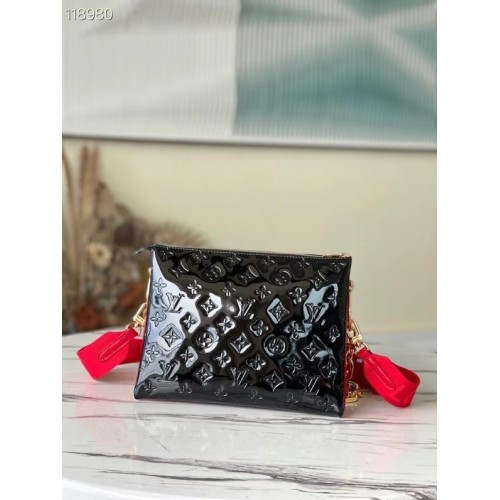 Louis Vuitton Monogram Vernis COUSSIN PM M57793 černý