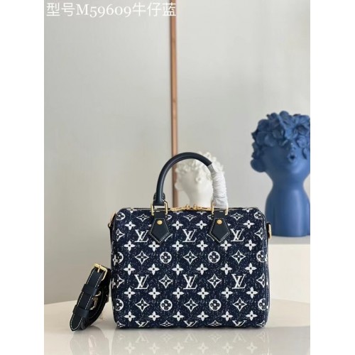 Louis Vuitton Monogram denim M59609 tmavě modrá