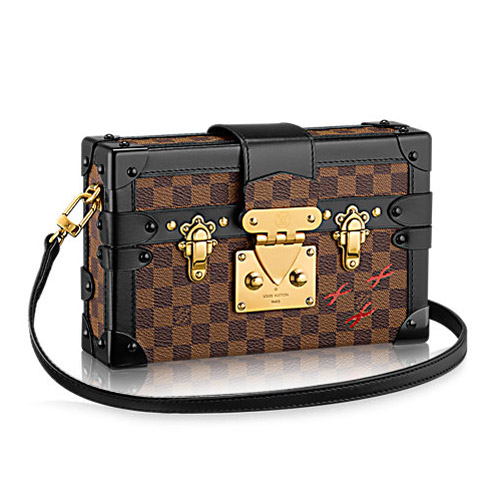 Plátěná taška Louis Vuitton N41003 Petite Malle Damier Ebene