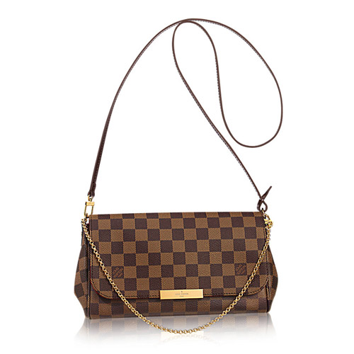 Oblíbená MM taška Louis Vuitton N41129 Damier Ebene Canvas
