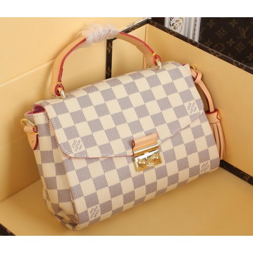 Plátěná Croisette taška Louis Vuitton N41581 Damier Azur