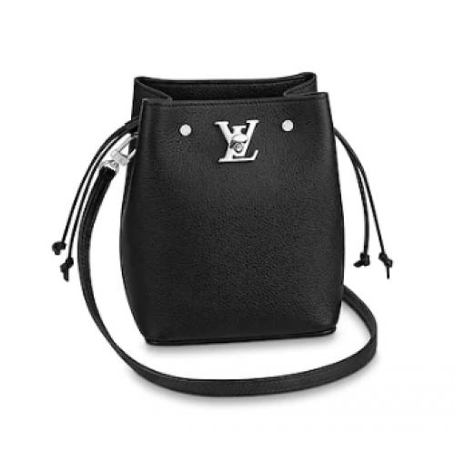 Kabelka Louis Vuitton NANO LOCKME BUCKET M68709 černá