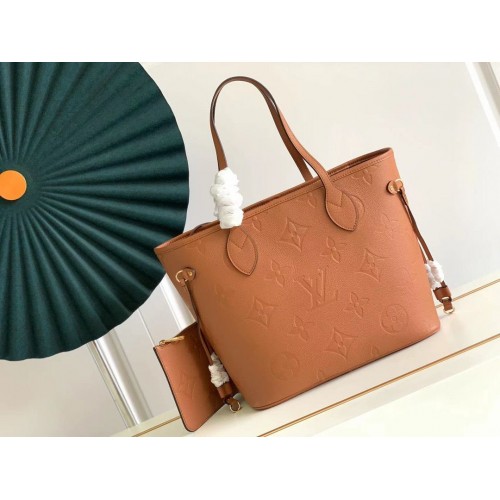 Kabelka Louis Vuitton NEVERFULL MM M45685 Hnědá