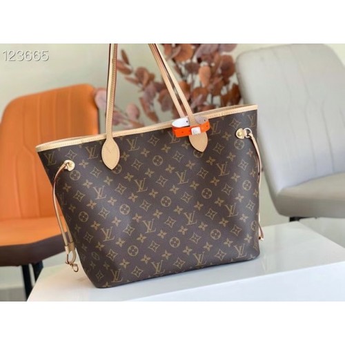 Kabelka Louis Vuitton NEVERFULL MM M50336 růžová