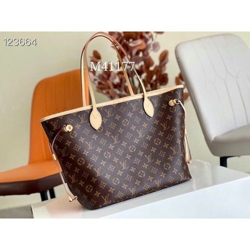 Kabelka Louis Vuitton NEVERFULL MM M50336 červená