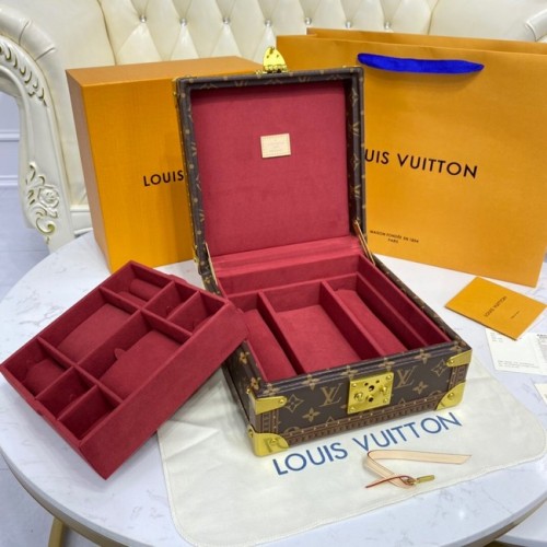 Pouzdro na šperky Louis Vuitton PĚKNÉ M44185 červené