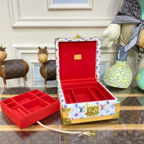 Pouzdro na šperky Louis Vuitton PĚKNÉ M44185 bílé