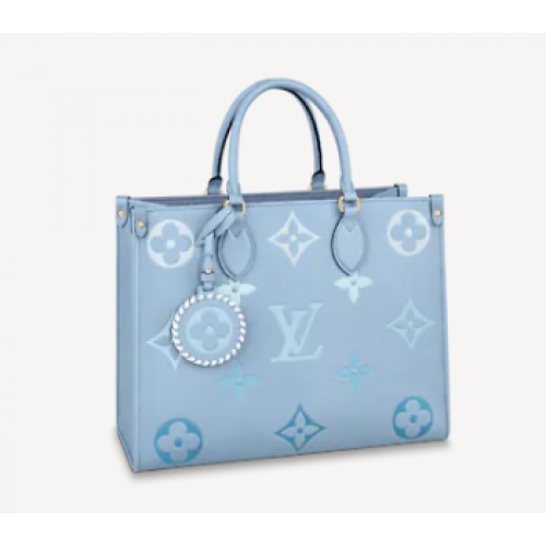 Kabelka Louis Vuitton ONTHEGO MM M45718 letní modrá
