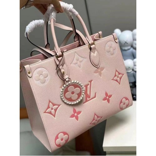 Kabelka Louis Vuitton ONTHEGO MM M45718 letní růžová