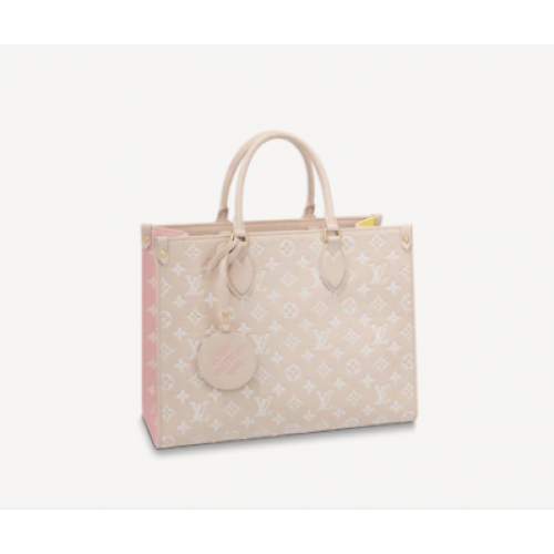 Kabelka Louis Vuitton ONTHEGO MM M46128 růžová