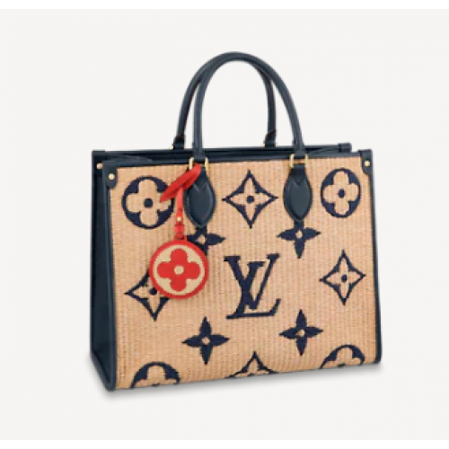 Kabelka Louis Vuitton ONTHEGO MM M57723 Modrá