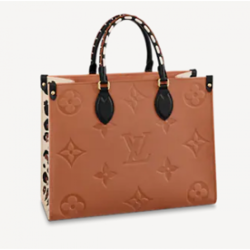 Kabelka Louis Vuitton ONTHEGO MM M58521 karamelová
