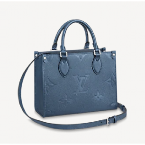 Louis Vuitton ONTHEGO PM M58956 Navy perleťová kabelka