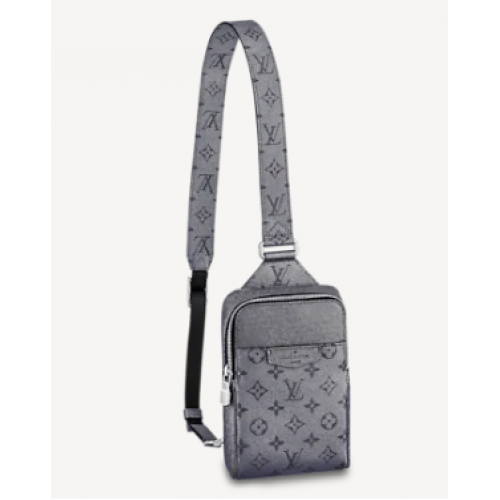 Louis Vuitton VENKOVNÍ TAŠKA PŘES PŘES M30833, šedá, gunmetal