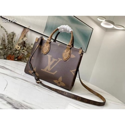 Střední taška Louis Vuitton Onthego M45039 HNĚDÁ