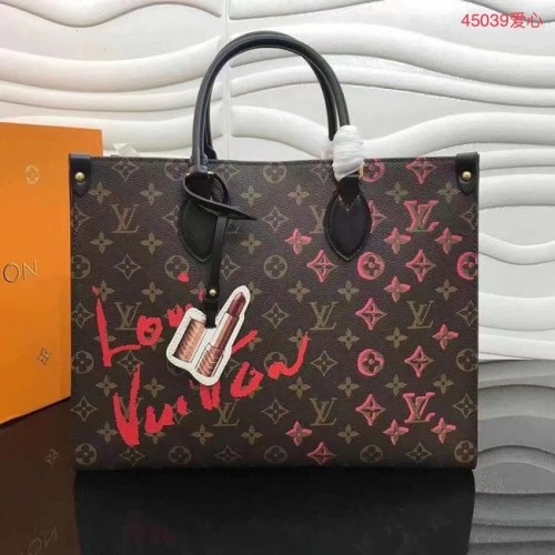 Střední taška Louis Vuitton Onthego M45039 černá