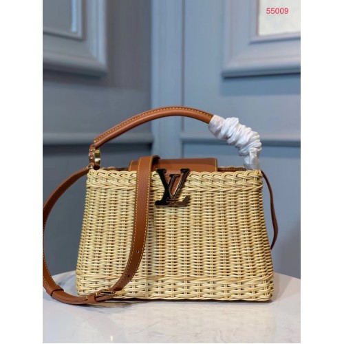 Louis Vuitton originální kabelka CAPUCINES PM M50011 hnědá