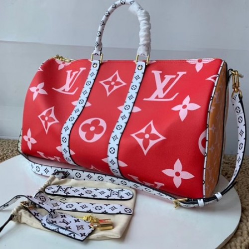 Originální kabelka Louis Vuitton KEEPALL 50 M44590