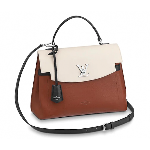 Louis Vuitton Originální kabelka LOCKME EVER M52360 Caramel Creme Noir