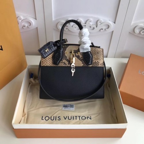 Louis Vuitton Originální kožená kabelka N95976 černá