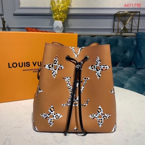 Louis Vuitton originální kožená kabelka Neonoe M44717 hnědá