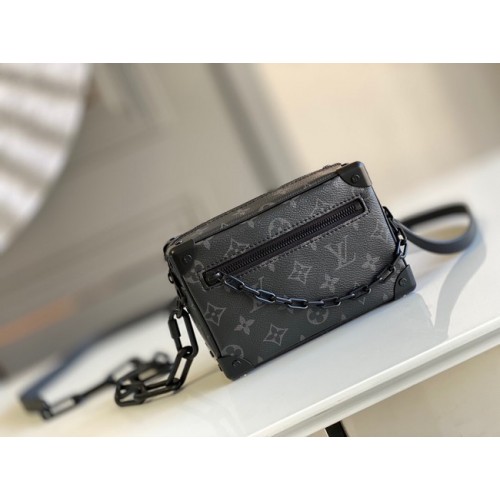 Louis Vuitton originální monogramová plátěná kabelka se zipem M68906 černá