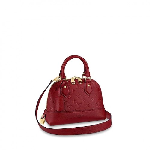 Louis Vuitton originální monogram Empreinte NEO ALMA BB M44866 Cherry Berry
