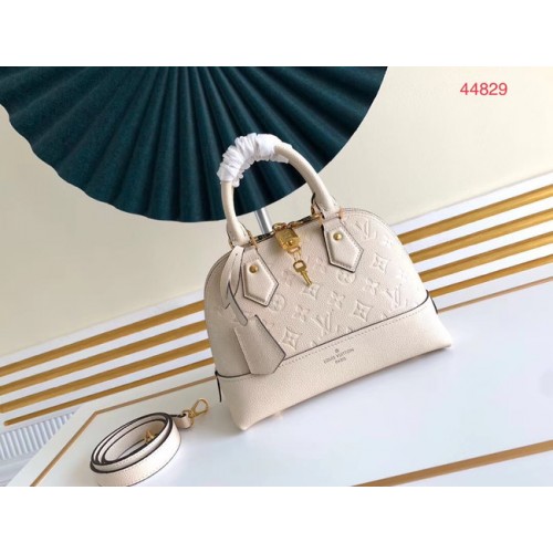 Louis Vuitton originální monogramová kabelka Empreinte NEO ALMA BB M44866 bílá