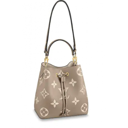 Originální monogram Louis Vuitton Empreinte NEONOE M45497 ŠEDÝ