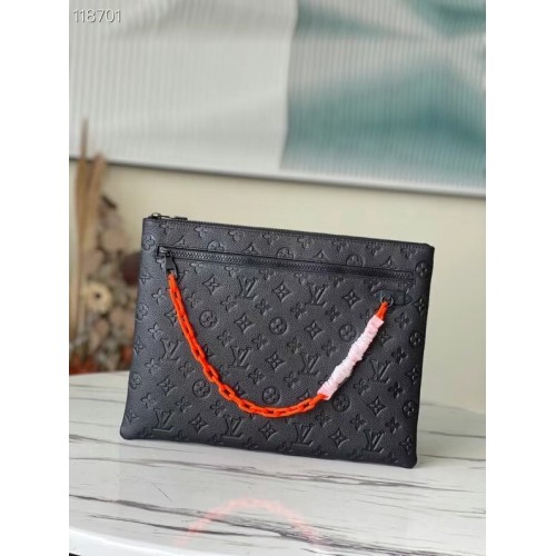 Louis Vuitton Original Monogram Empreinte Pouch M67461 černý