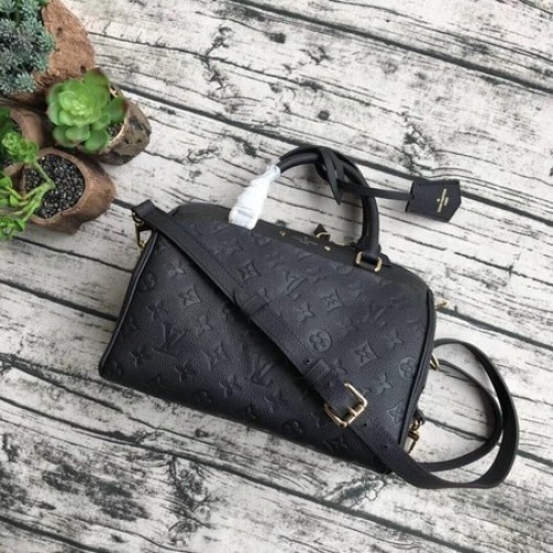 Louis Vuitton Originální Monogram Empreinte Speedy 42401 Black