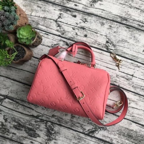 Louis Vuitton originální monogram Empreinte Speedy 42401 růžový