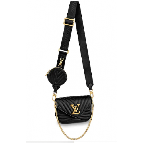 Louis Vuitton Originální NEW WAVE MULTI-POCHETTE M56461 černá
