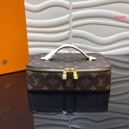 Originální pouzdro na šperky Louis Vuitton PĚKNÉ M43449 bordó