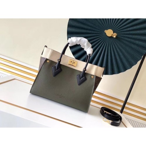 Louis Vuitton originální kabelka ON MY SIDE M53823 khaki