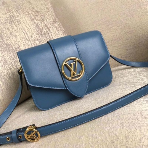 Louis Vuitton Original Smooth Leather M53950 Modrá