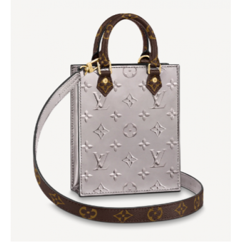 Malá plochá kabelka Louis Vuitton M90564 šedá