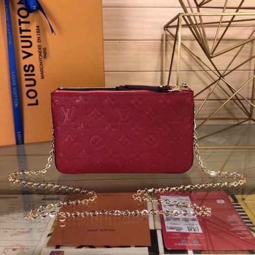 Dvojitá zipová taška Louis Vuitton M63919 červená